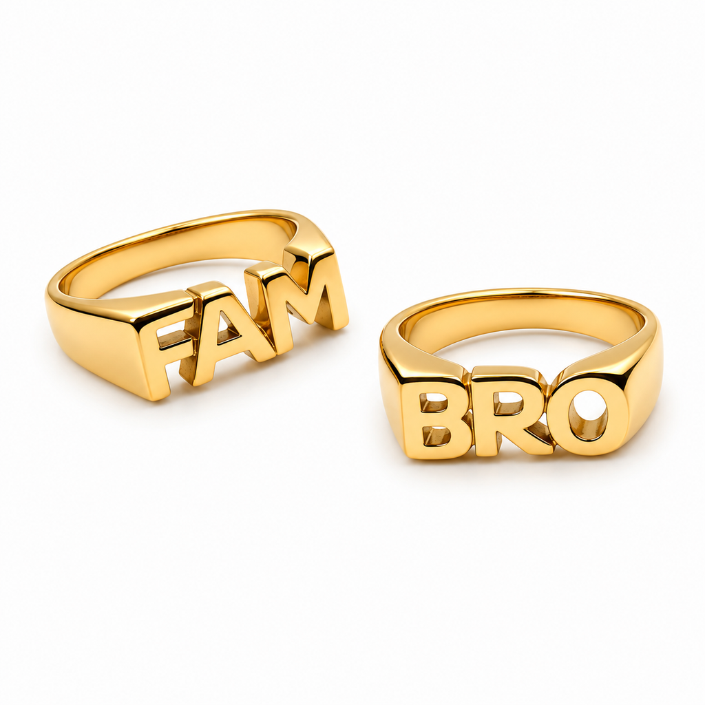 GoldAura™ Legacy Name Ring