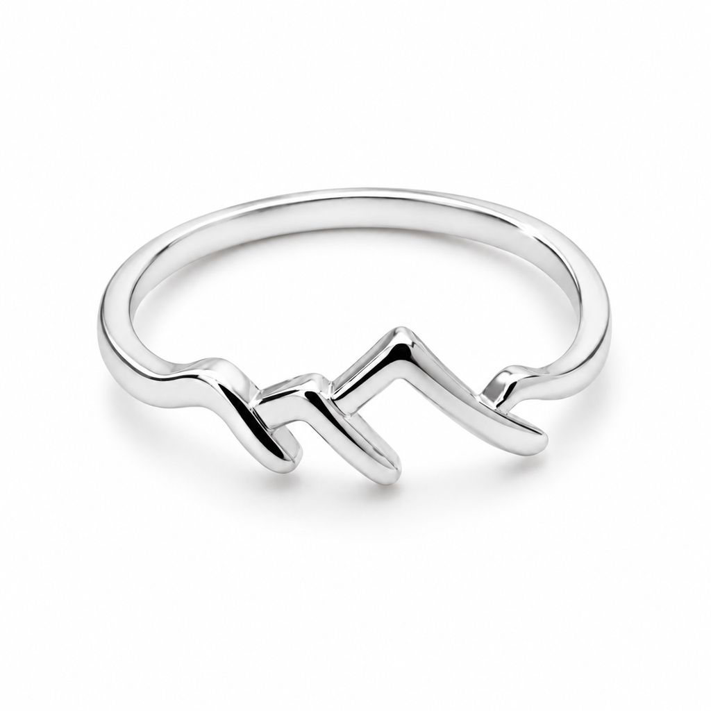 GoldAura™ Pulse Line Ring