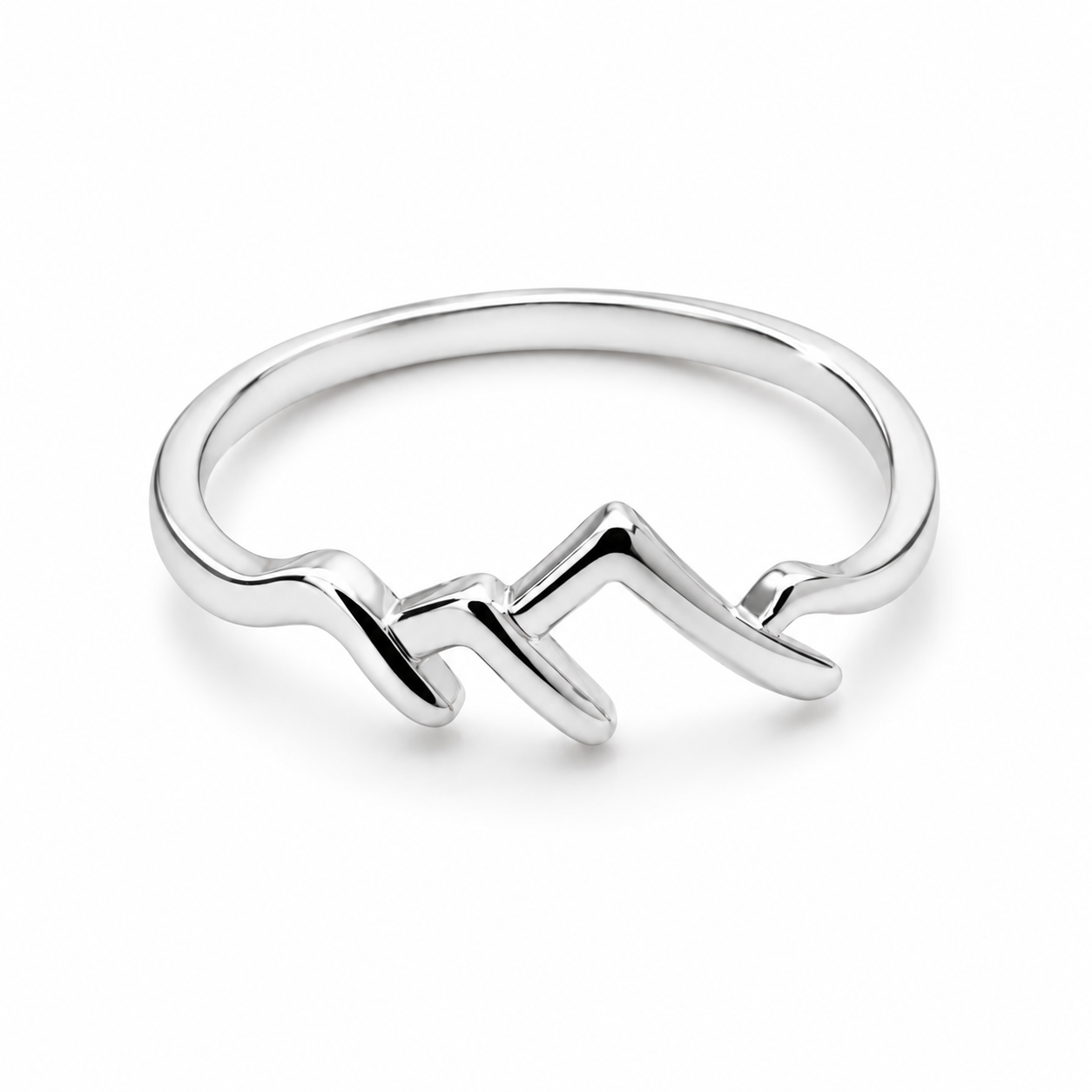 GoldAura™ Pulse Line Ring