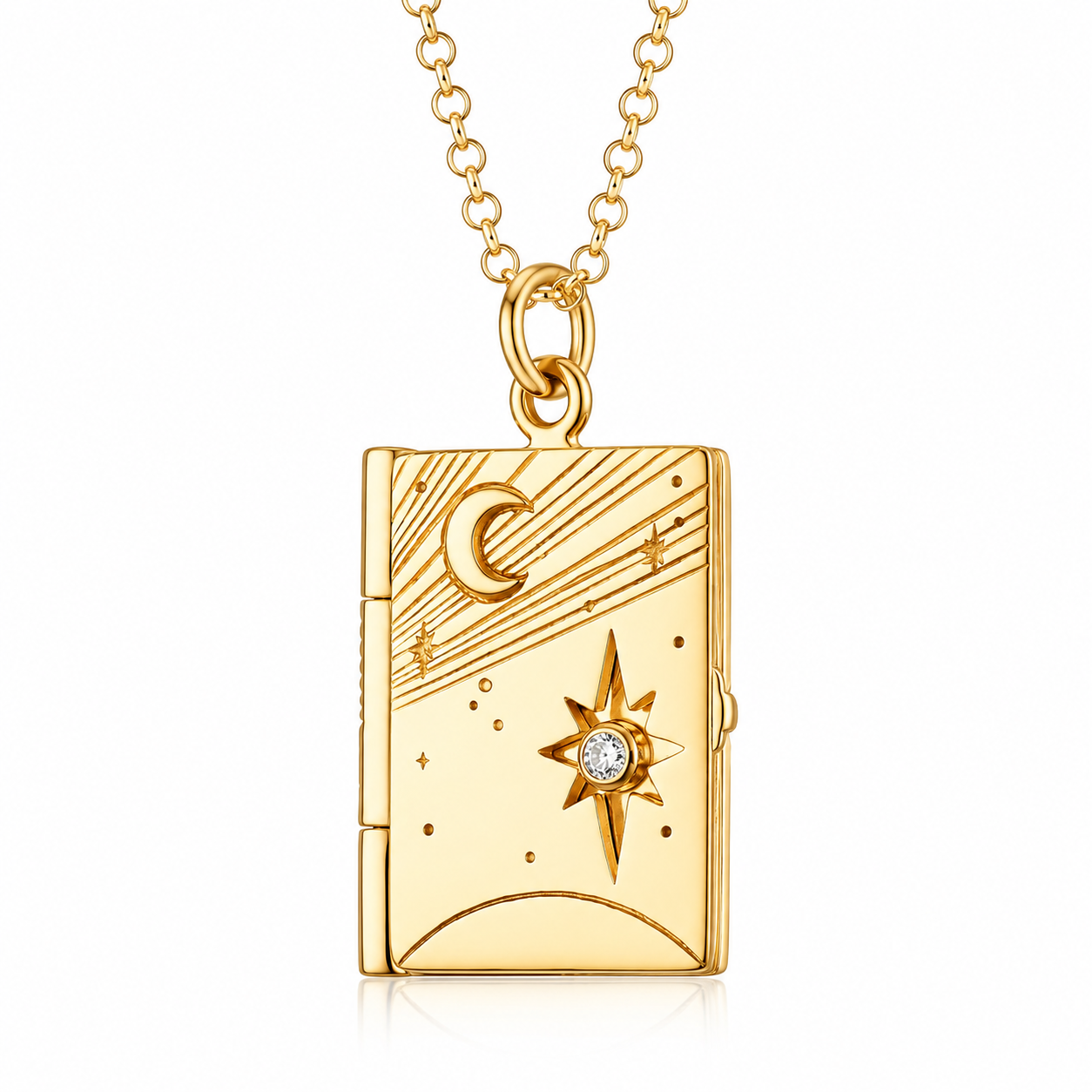 Eternal Love Heart Necklace – Titanium Steel Pendant