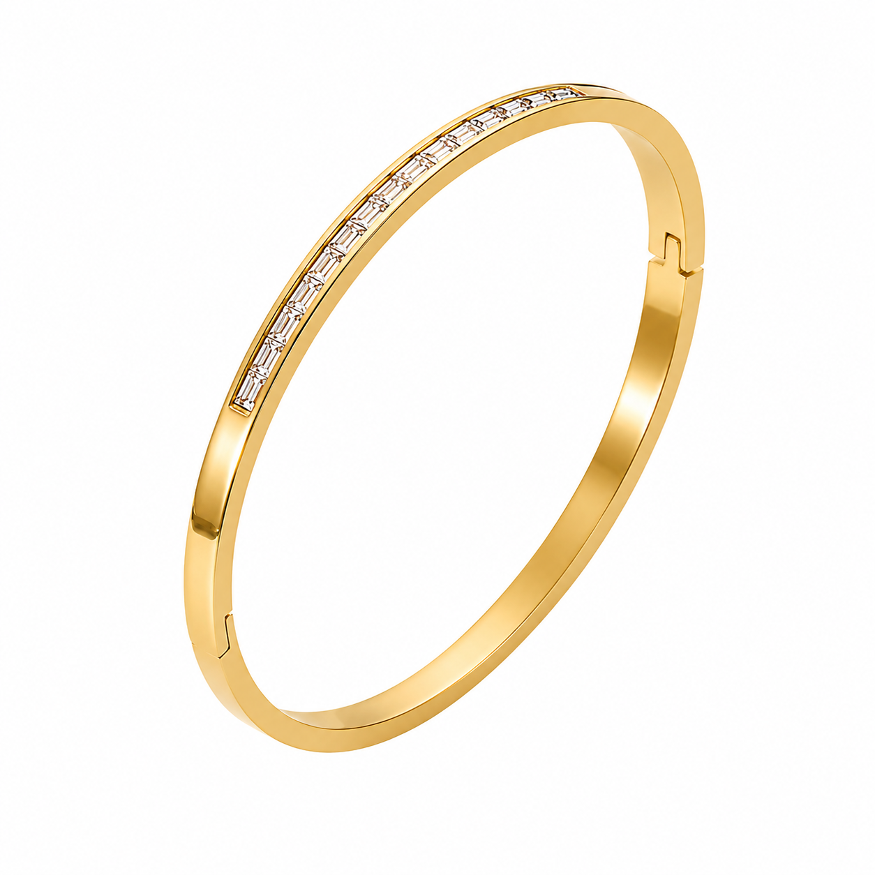 Italian Elastic Link Bracelet – Luxury Stainless Steel Bangle– Timeless Love Collection