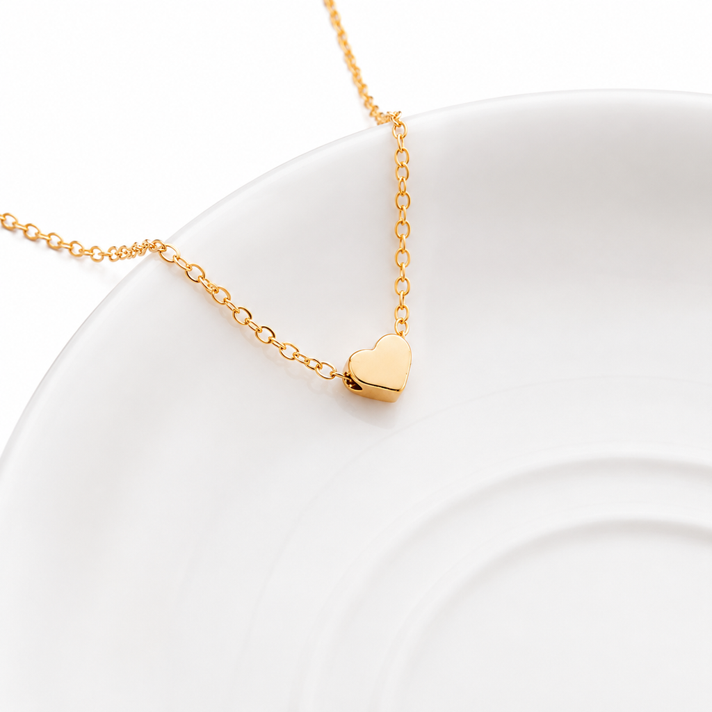 Heart & Soul Necklace – Minimalist Heart Choker