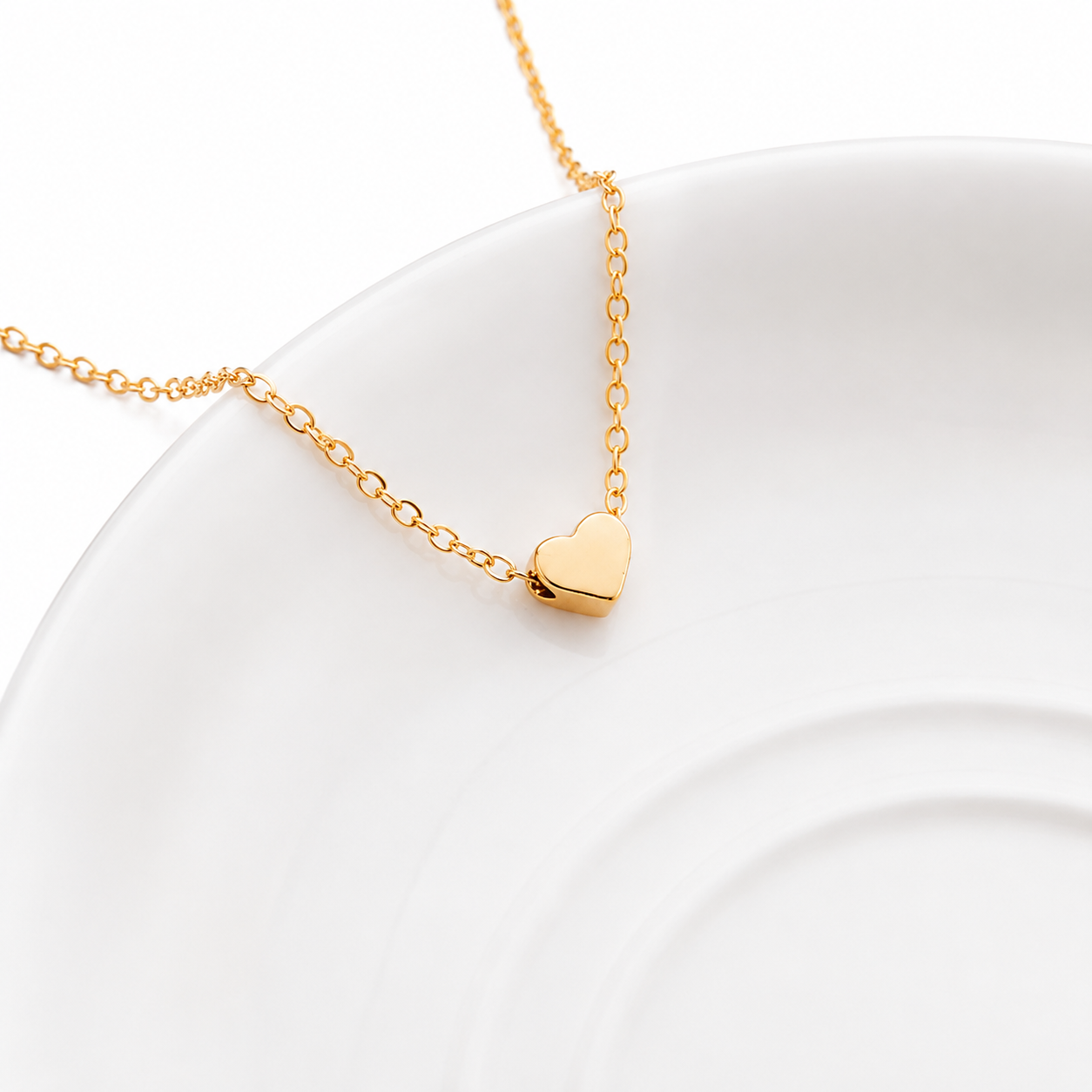 Heart & Soul Necklace – Minimalist Heart Choker