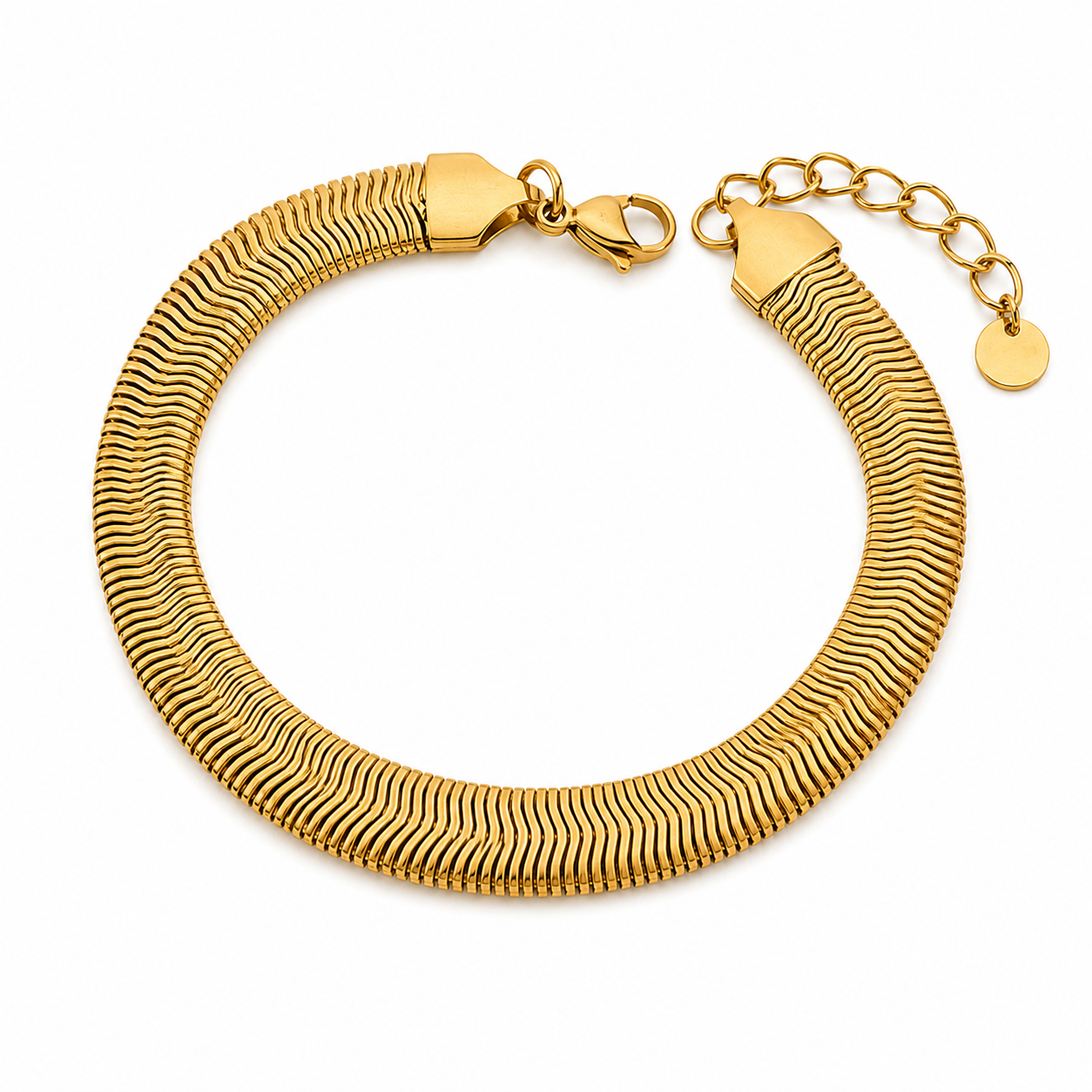 Luxe Gold Chain Bracelet Set – 18K Gold Plated Stainless Steel Stack Bracelets
