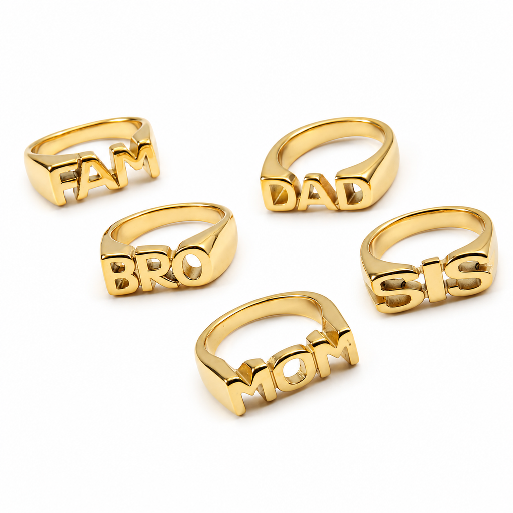 GoldAura™ Legacy Name Ring