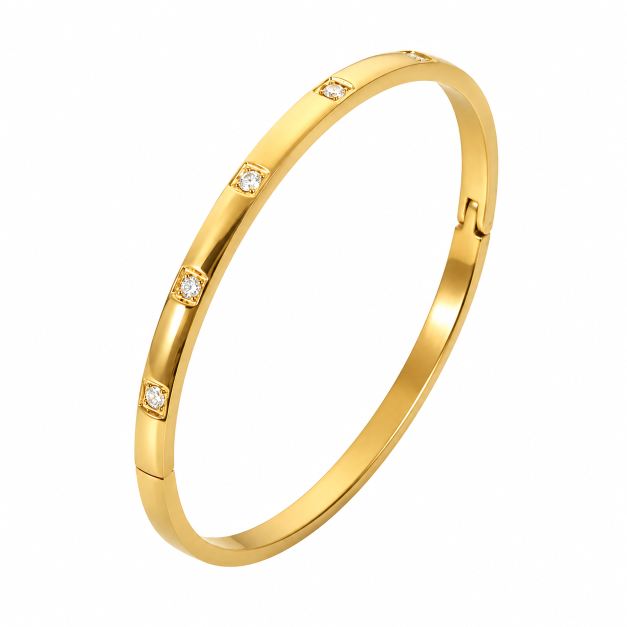 Italian Elastic Link Bracelet – Luxury Stainless Steel Bangle– Timeless Love Collection