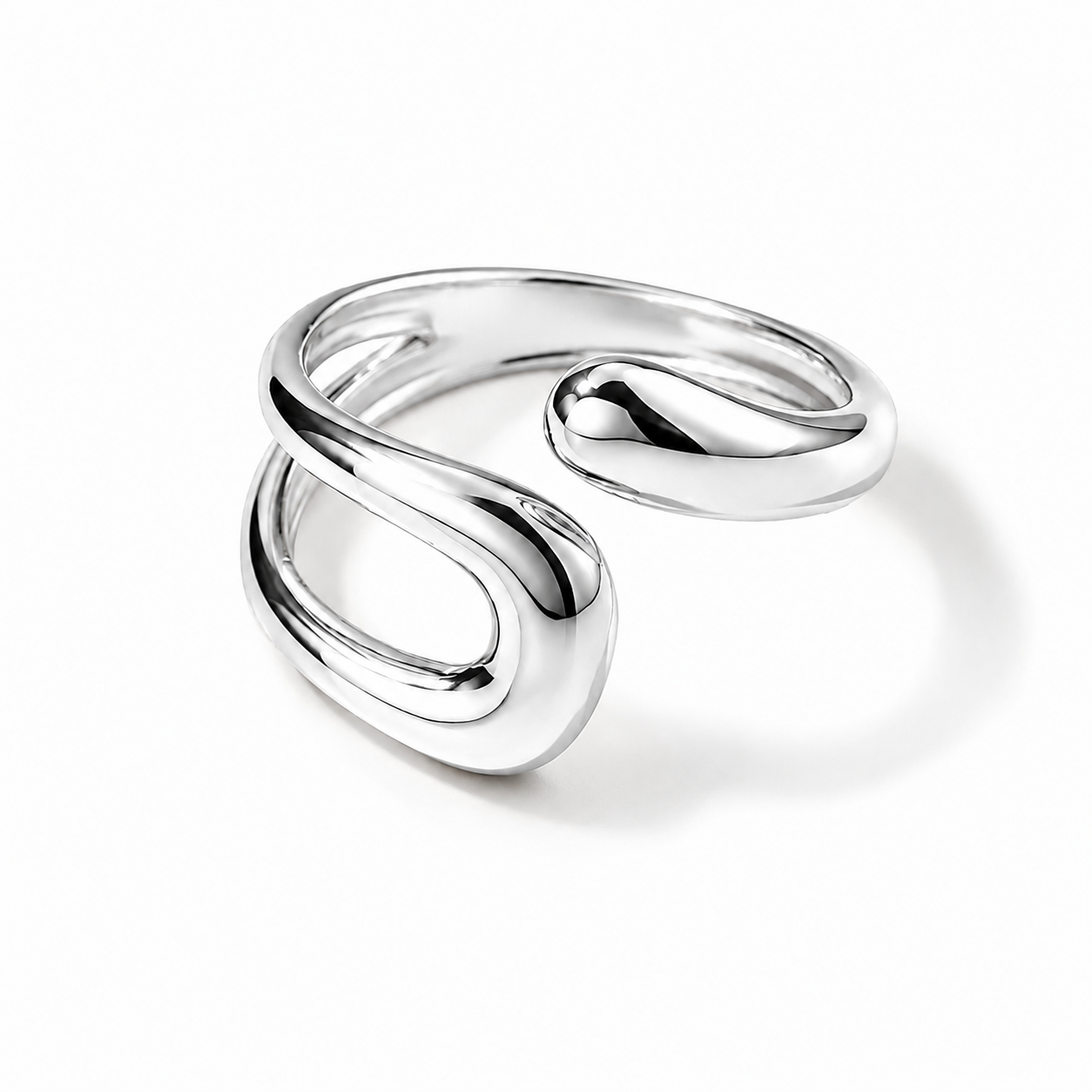 Aurora Abstract Open Ring