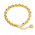 Lucky Clover Bracelet – Gold-Plated Four Leaf Clover Bracelet