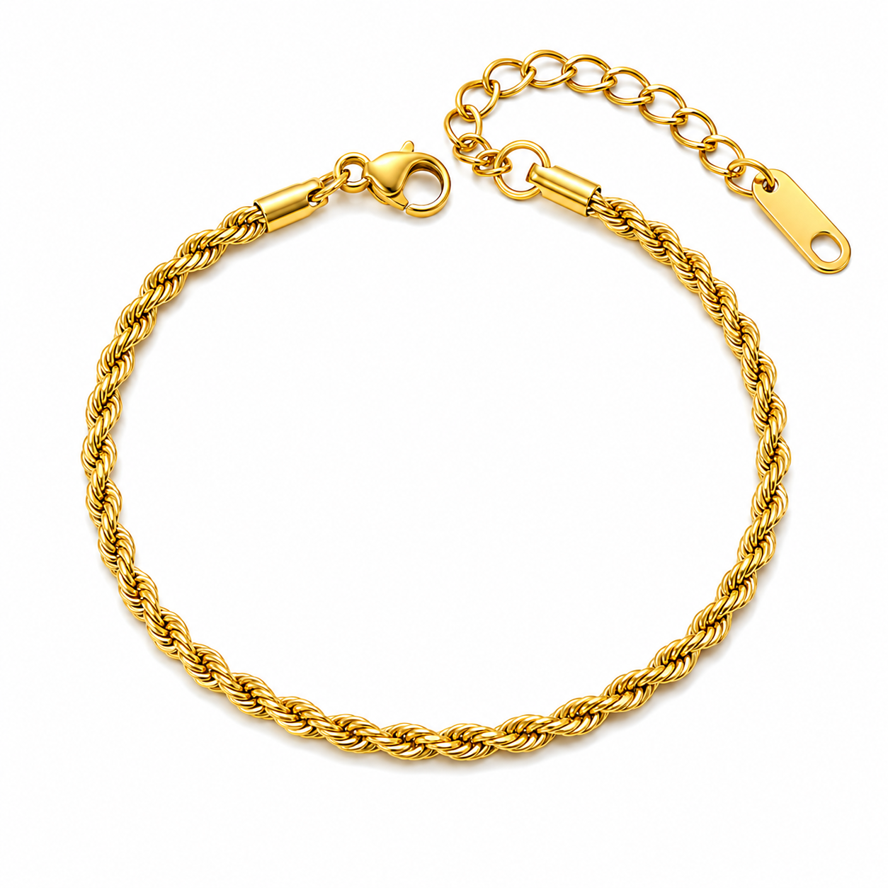 Luxury Gold Bracelet Set – Stainless Steel Layered Chain Bracelets