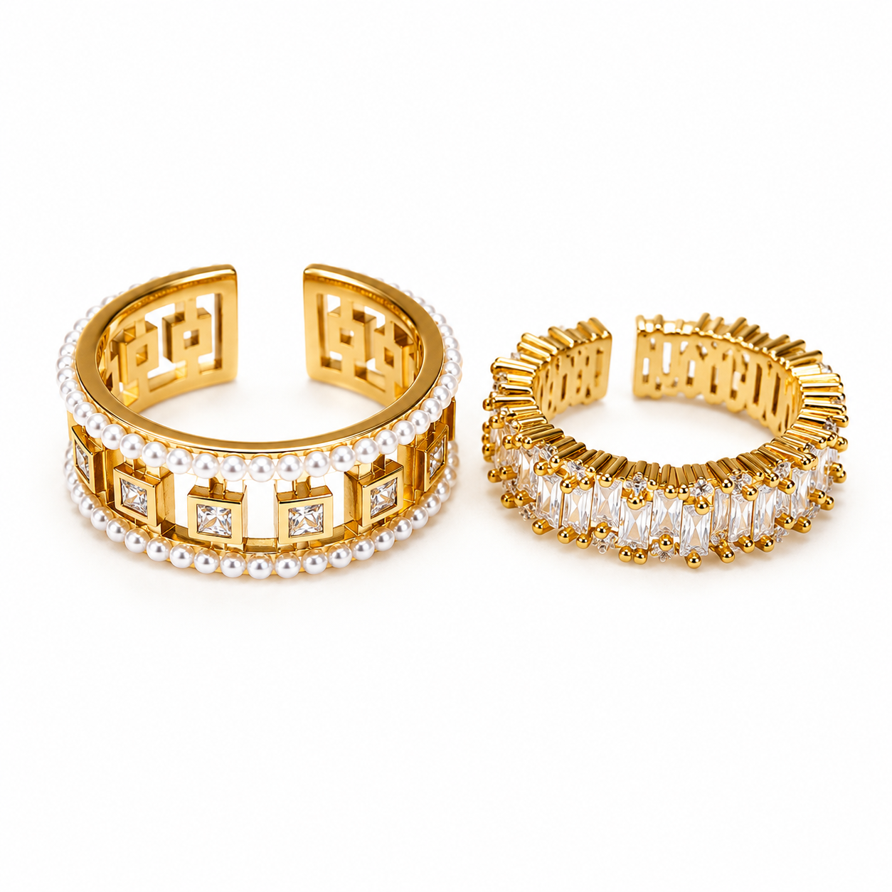 Pearl Royale Zircon Ring
