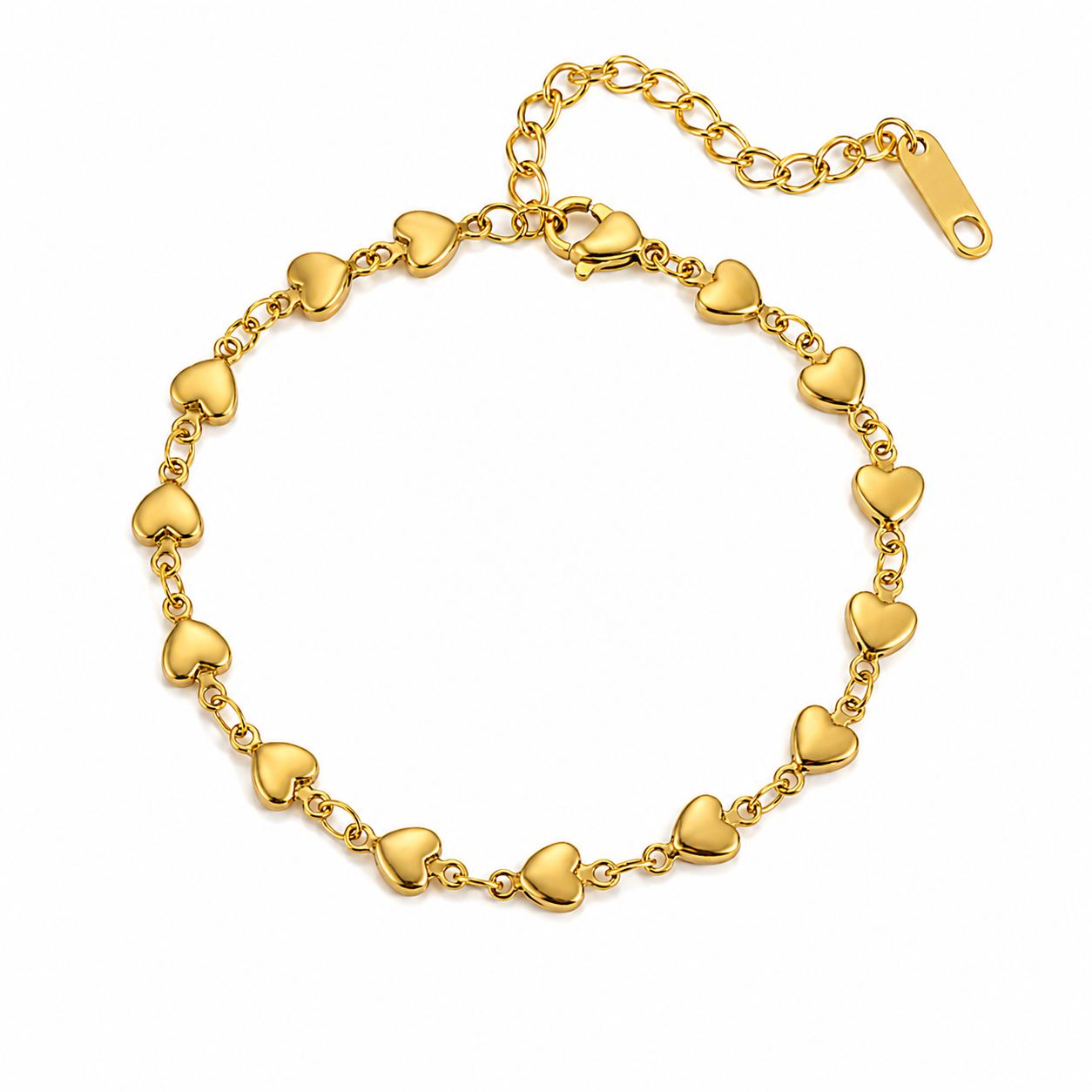 Luxury Gold Bracelet Set – Stainless Steel Layered Chain Bracelets