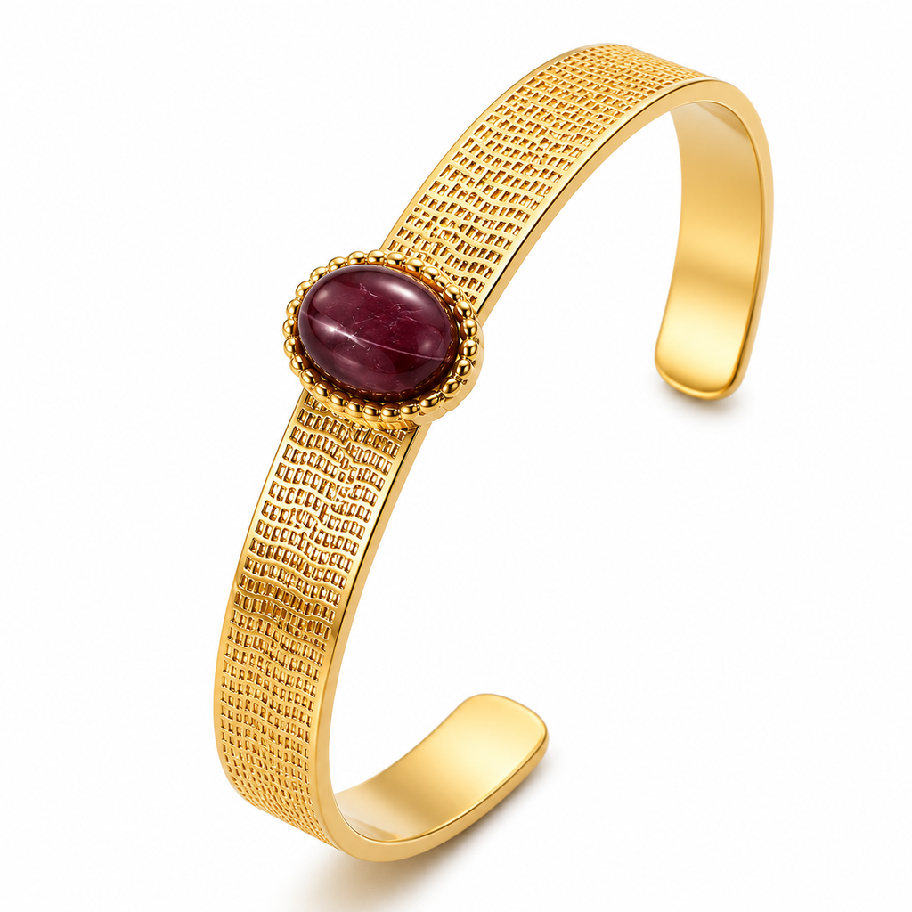 Italian Elastic Link Bracelet – Luxury Stainless Steel Bangle– Timeless Love Collection