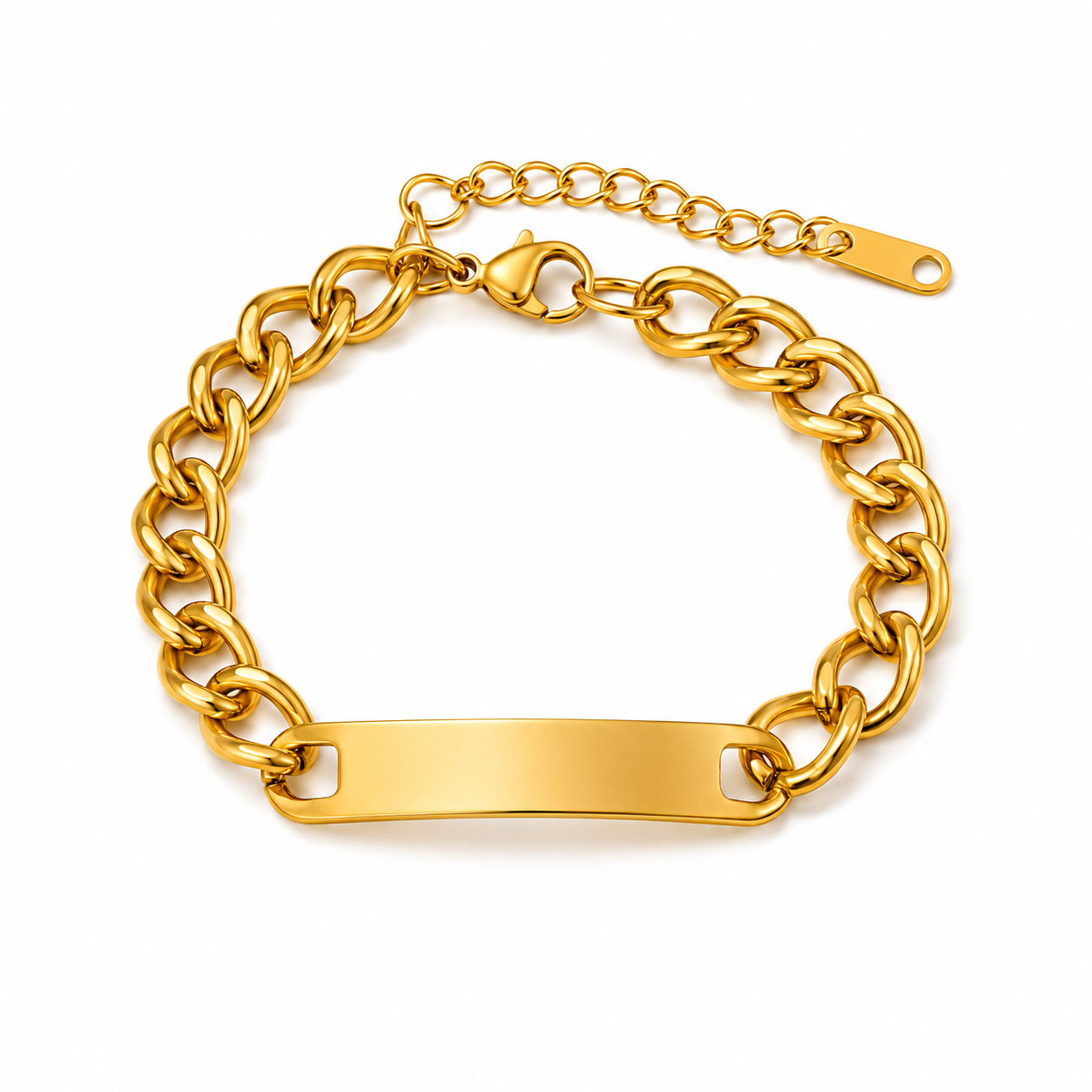 Luxury Gold Bracelet Set – Stainless Steel Layered Chain Bracelets