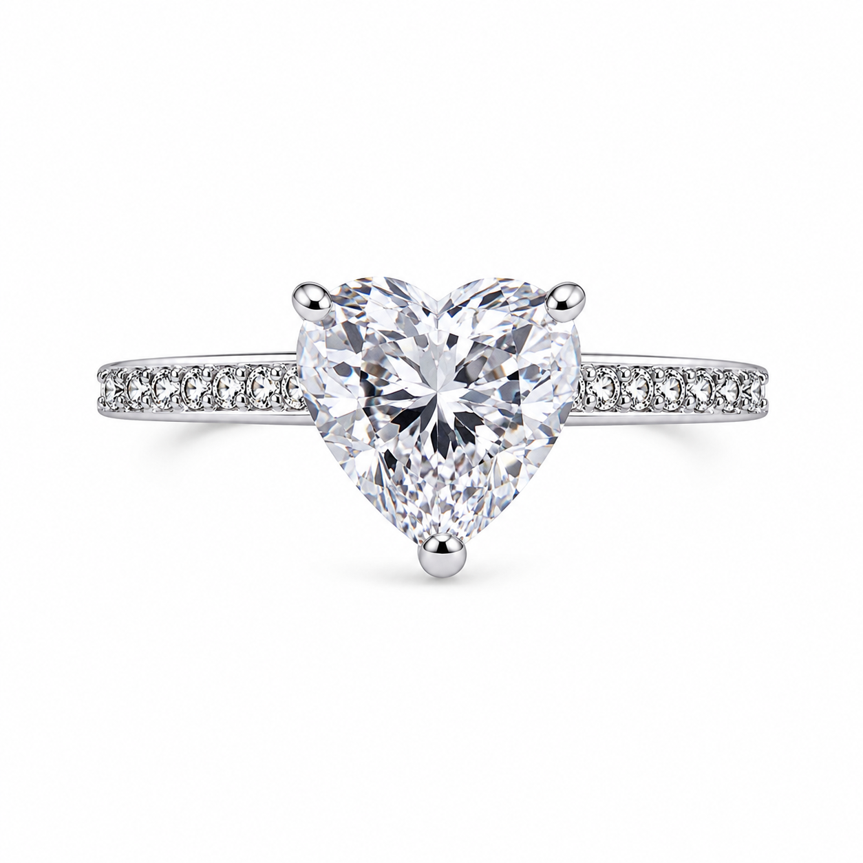 Eternal Heart Ring – AAA Zircon Engagement Ring