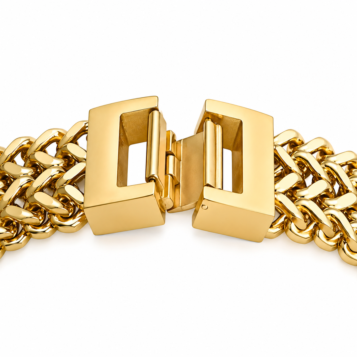 Royal Cuban Link Bracelet – 18K Gold Plated Stainless Steel