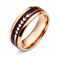 Arrowwood Ring – Stainless Steel Statement Band