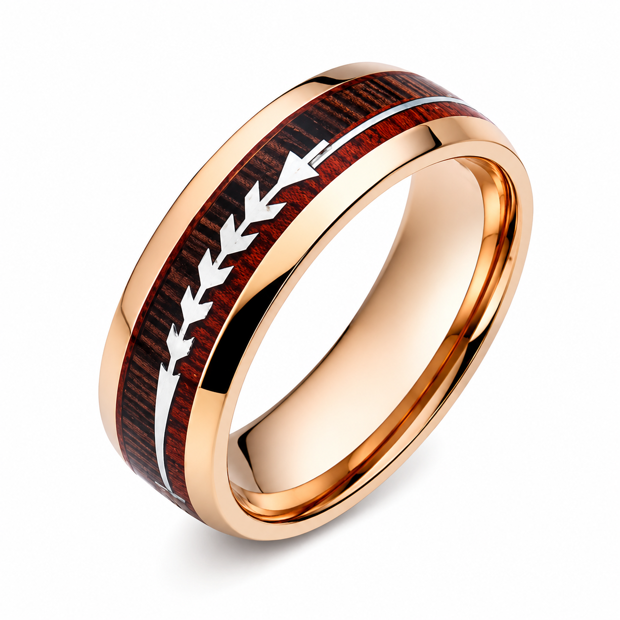 Arrowwood Ring – Stainless Steel Statement Band