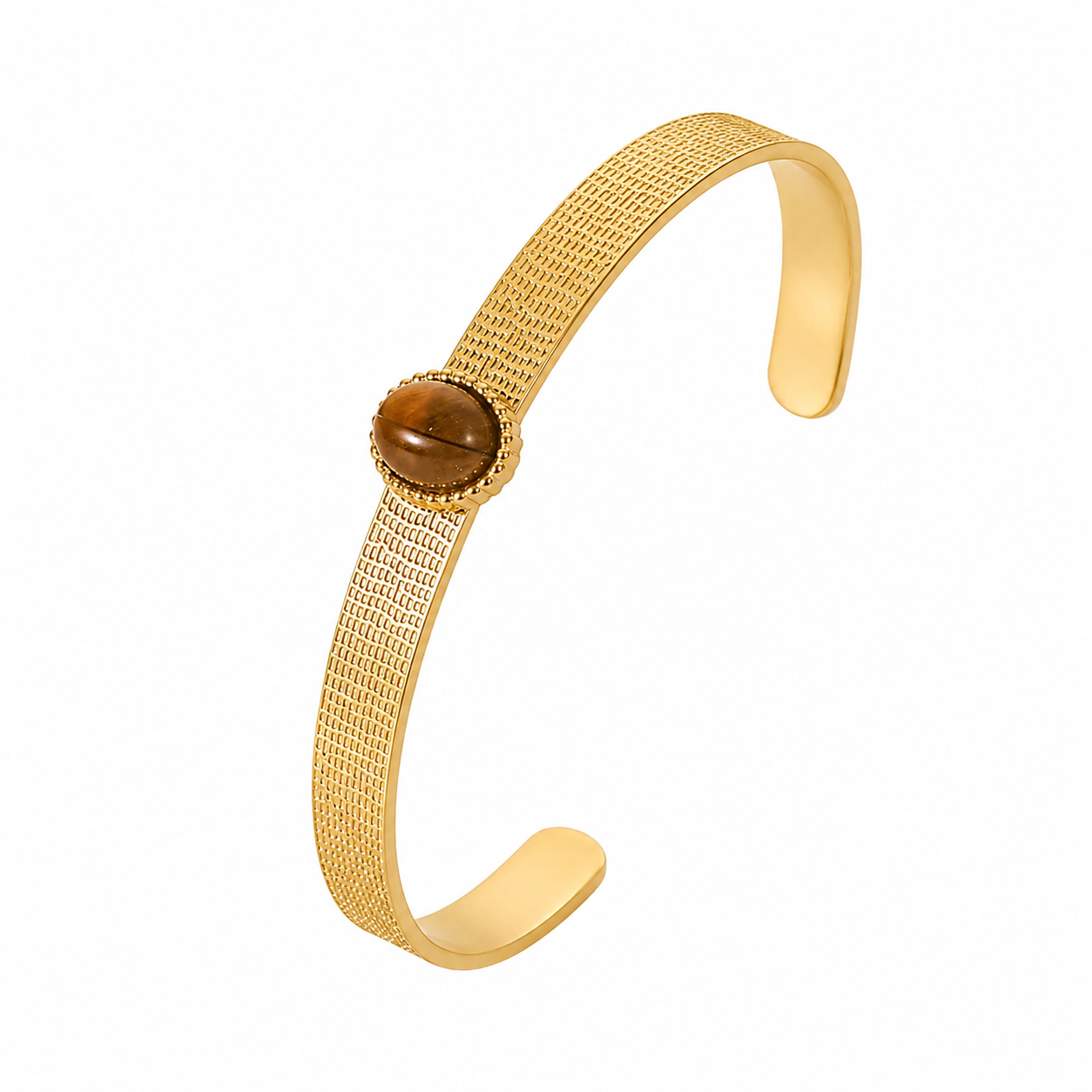 Italian Elastic Link Bracelet – Luxury Stainless Steel Bangle– Timeless Love Collection
