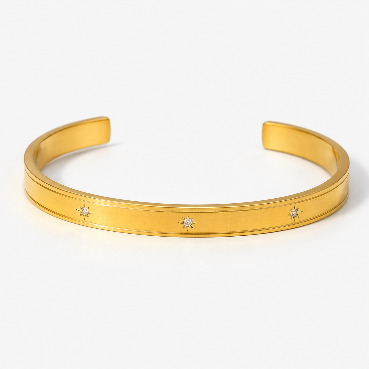 Italian Elastic Link Bracelet – Luxury Stainless Steel Bangle– Timeless Love Collection