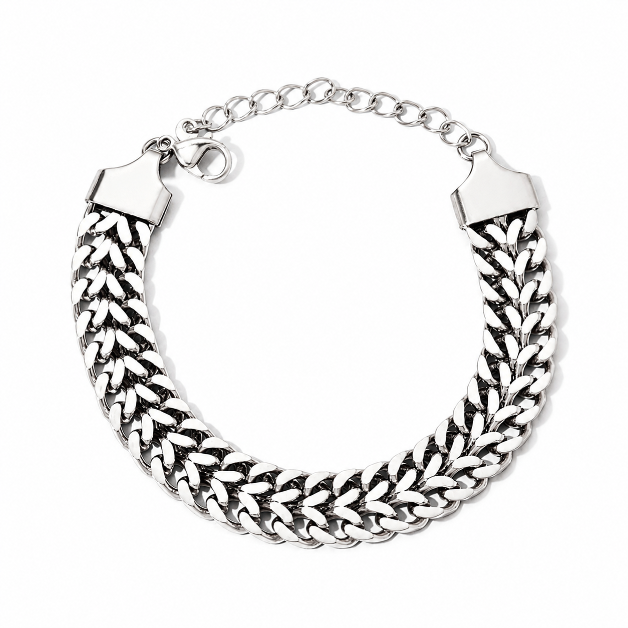 Luxe Gold Chain Bracelet Set – 18K Gold Plated Stainless Steel Stack Bracelets