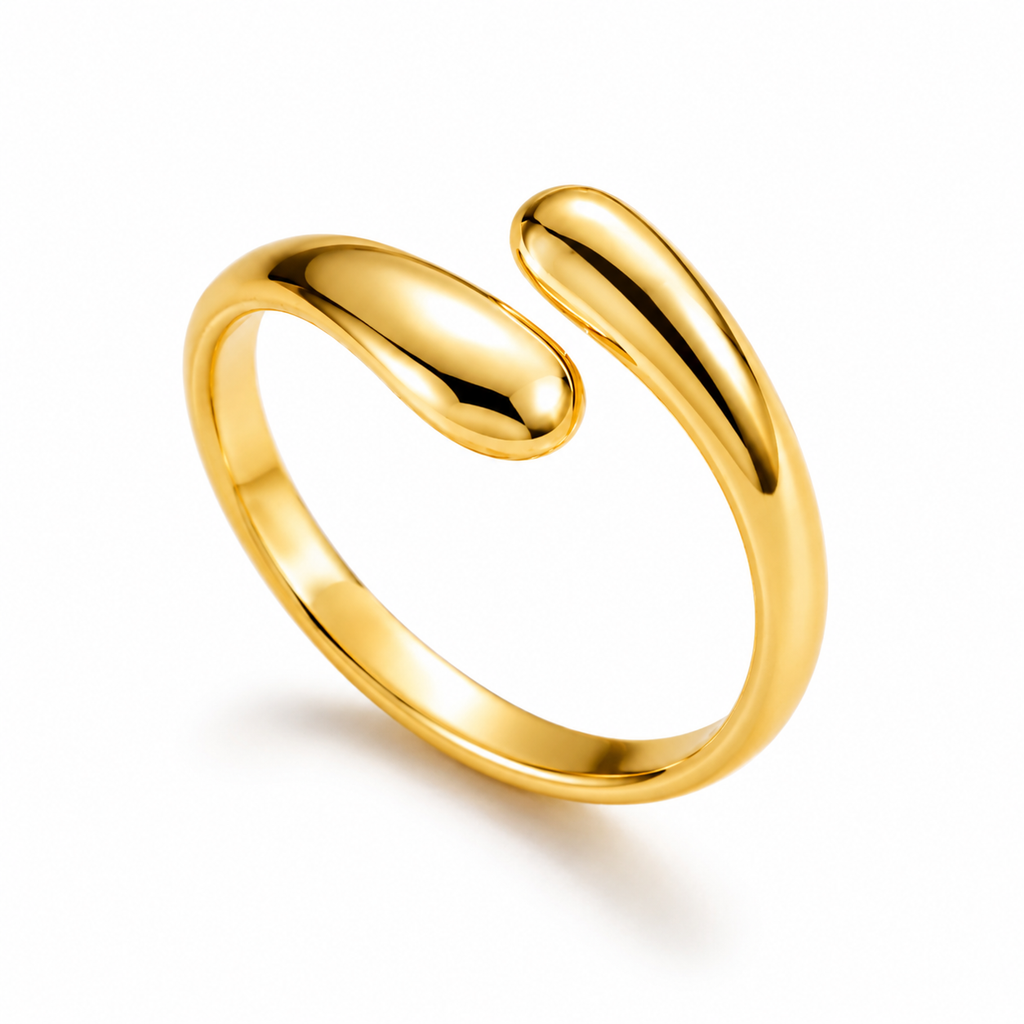 Aurora Abstract Open Ring