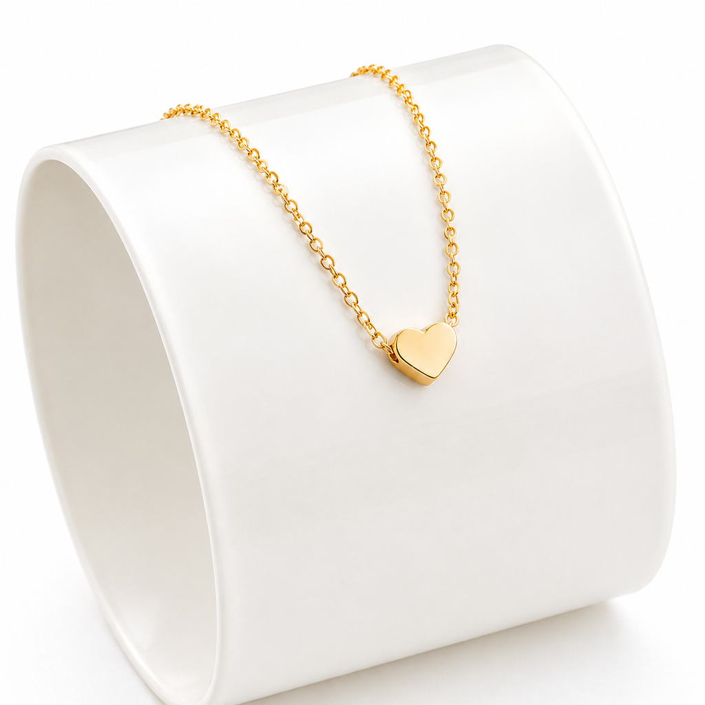 Heart & Soul Necklace – Minimalist Heart Choker
