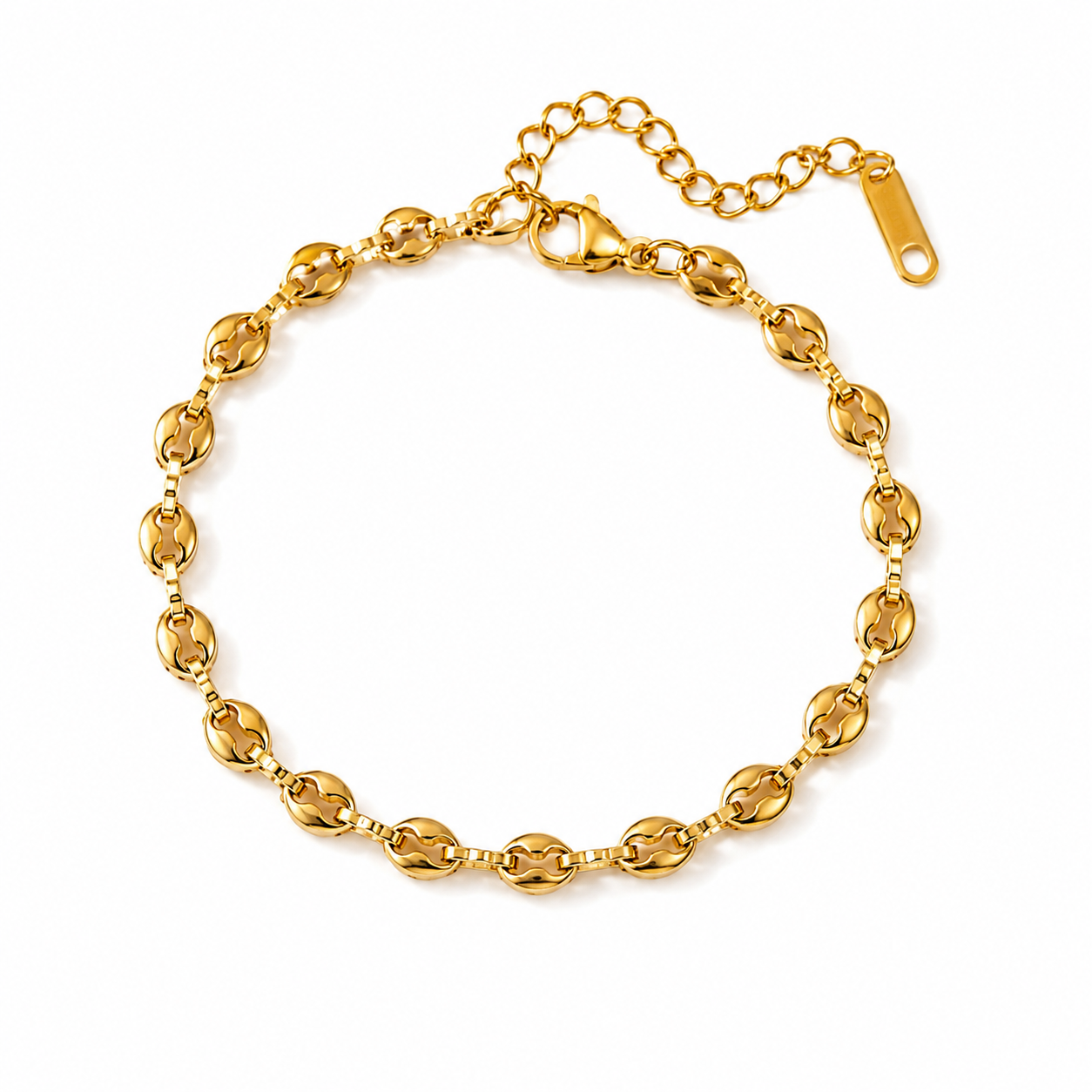 Luxury Gold Bracelet Set – Stainless Steel Layered Chain Bracelets