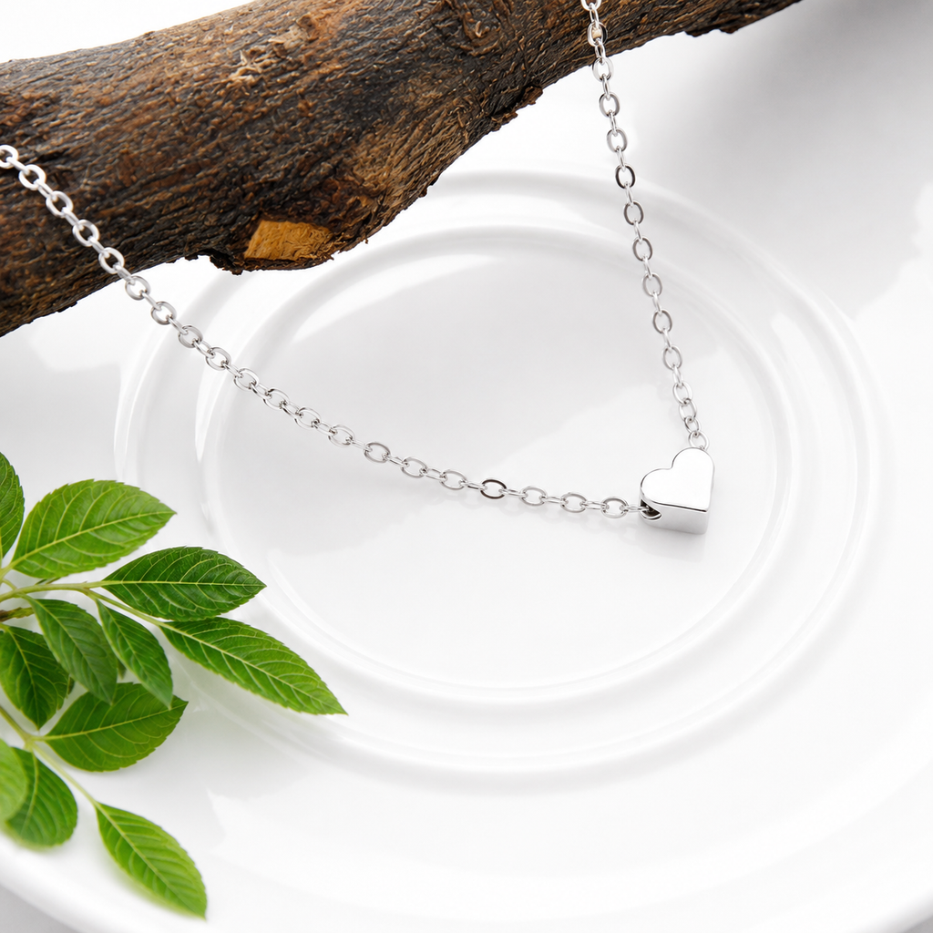 Heart & Soul Necklace – Minimalist Heart Choker