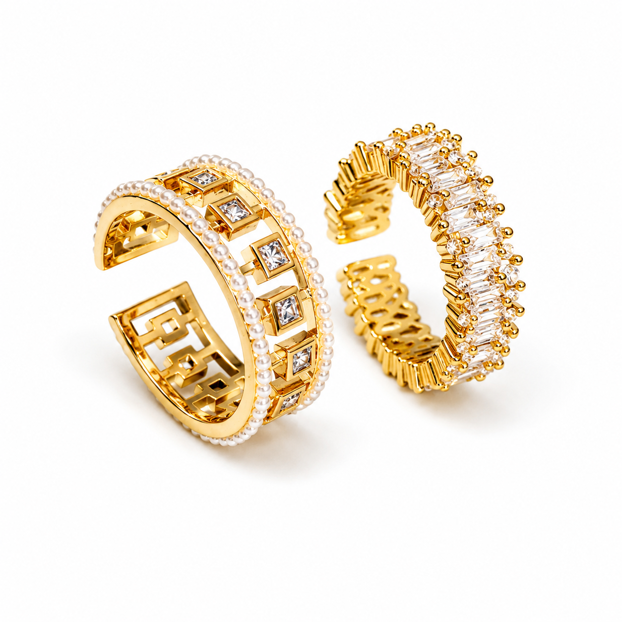 Pearl Royale Zircon Ring