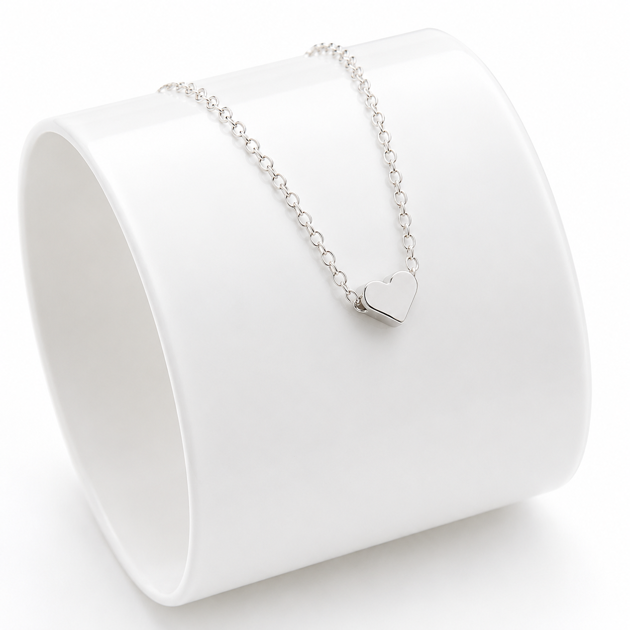 Heart & Soul Necklace – Minimalist Heart Choker