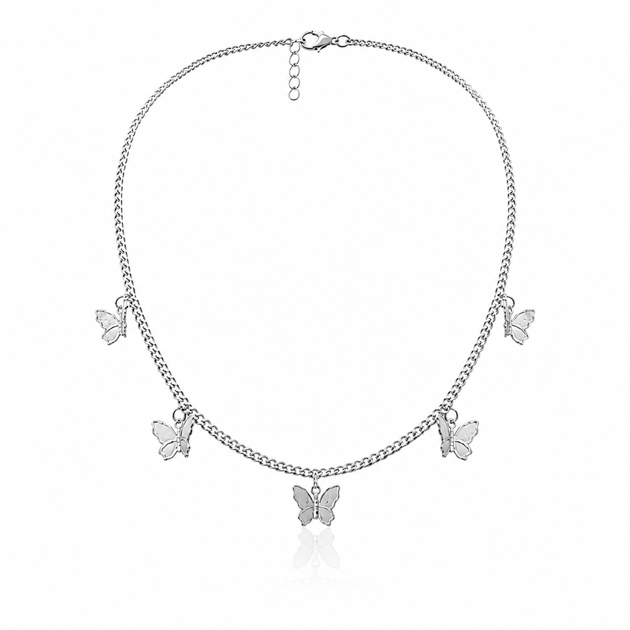 Butterfly Charm Necklace – Elegant Minimalist Gold Pendant