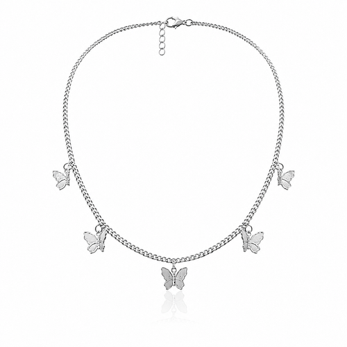 Butterfly Charm Necklace – Elegant Minimalist Gold Pendant