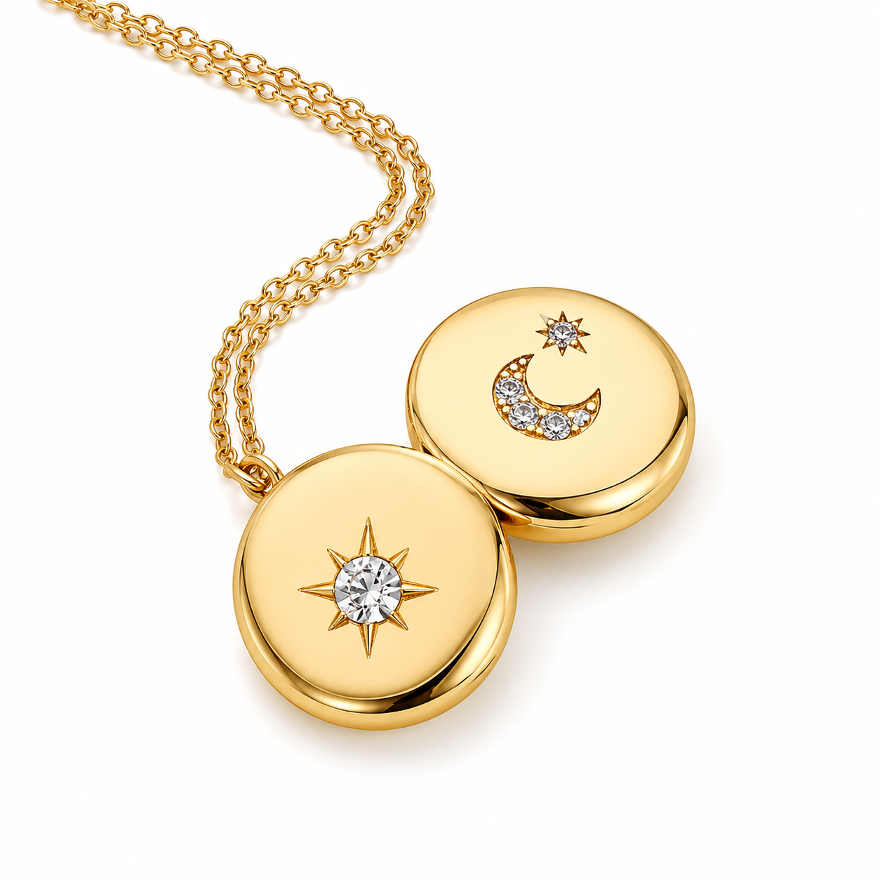 Eternal Love Heart Necklace – Titanium Steel Pendant