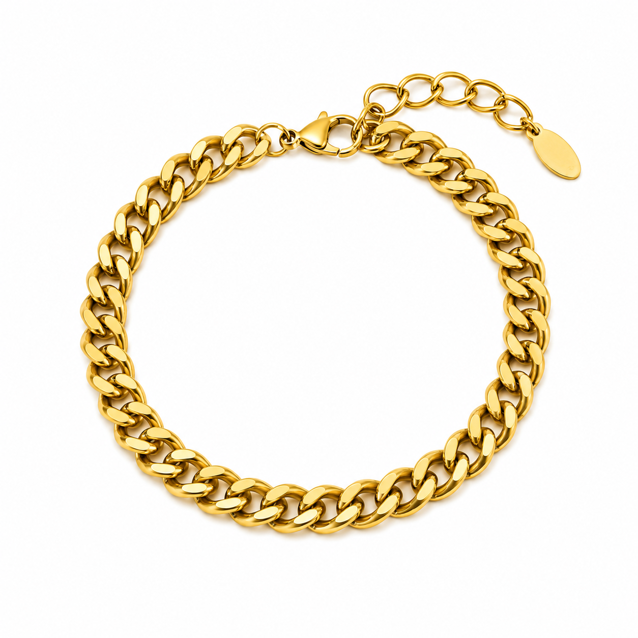 Luxury Gold Bracelet Set – Stainless Steel Layered Chain Bracelets