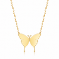Butterfly Grace Necklace – Elegant Minimalist Butterfly Pendant