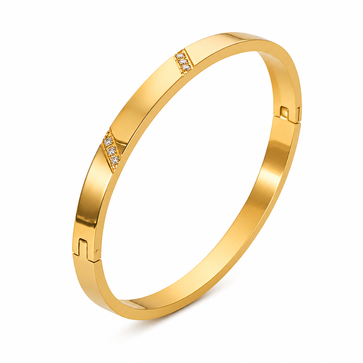 Italian Elastic Link Bracelet – Luxury Stainless Steel Bangle– Timeless Love Collection