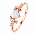 Celestial Heart Ring – Moon & Opal Love Ring