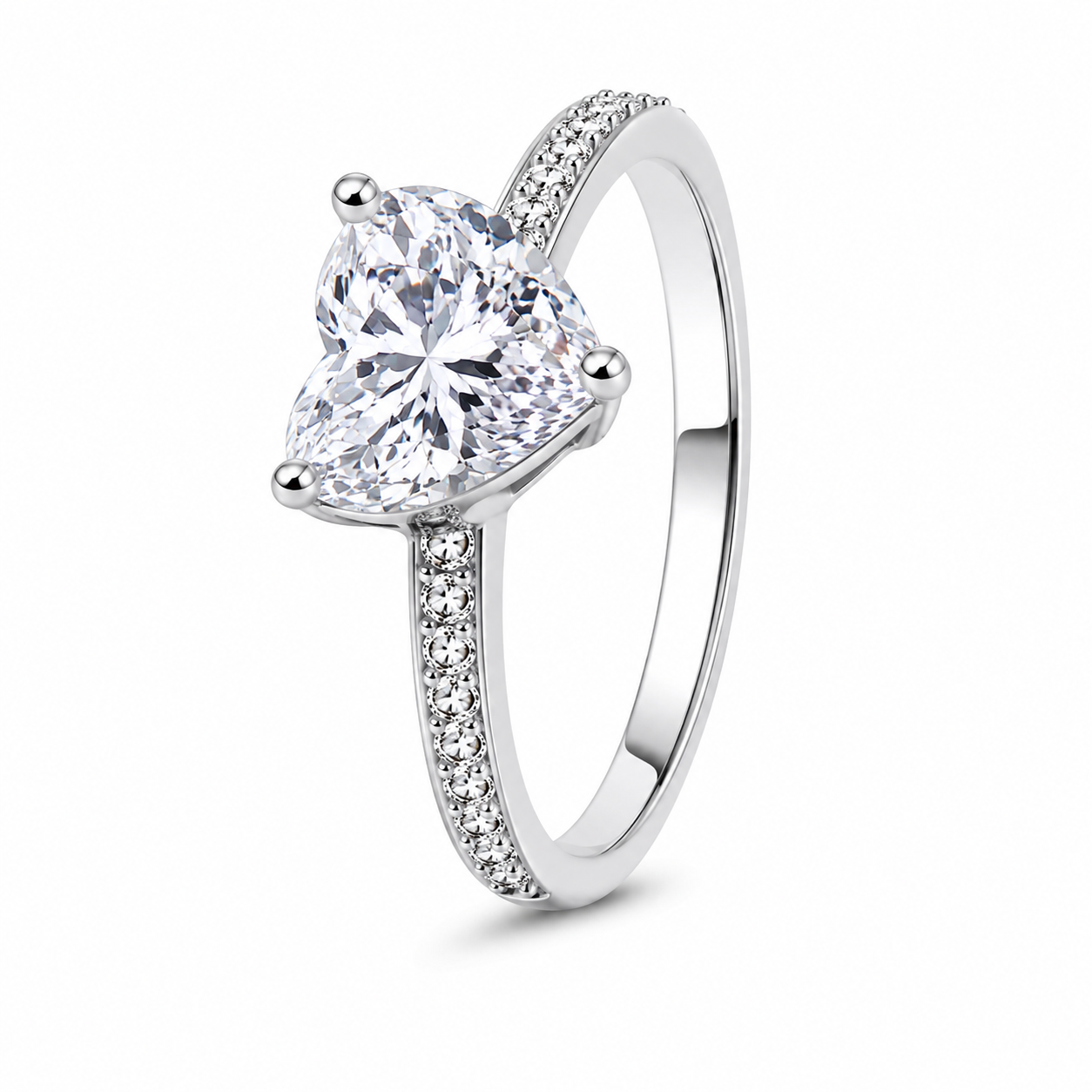 Eternal Heart Ring – AAA Zircon Engagement Ring