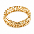 Luxe Woven Gold Bracelet - 18K Gold Plated Stainless Steel Bracelet