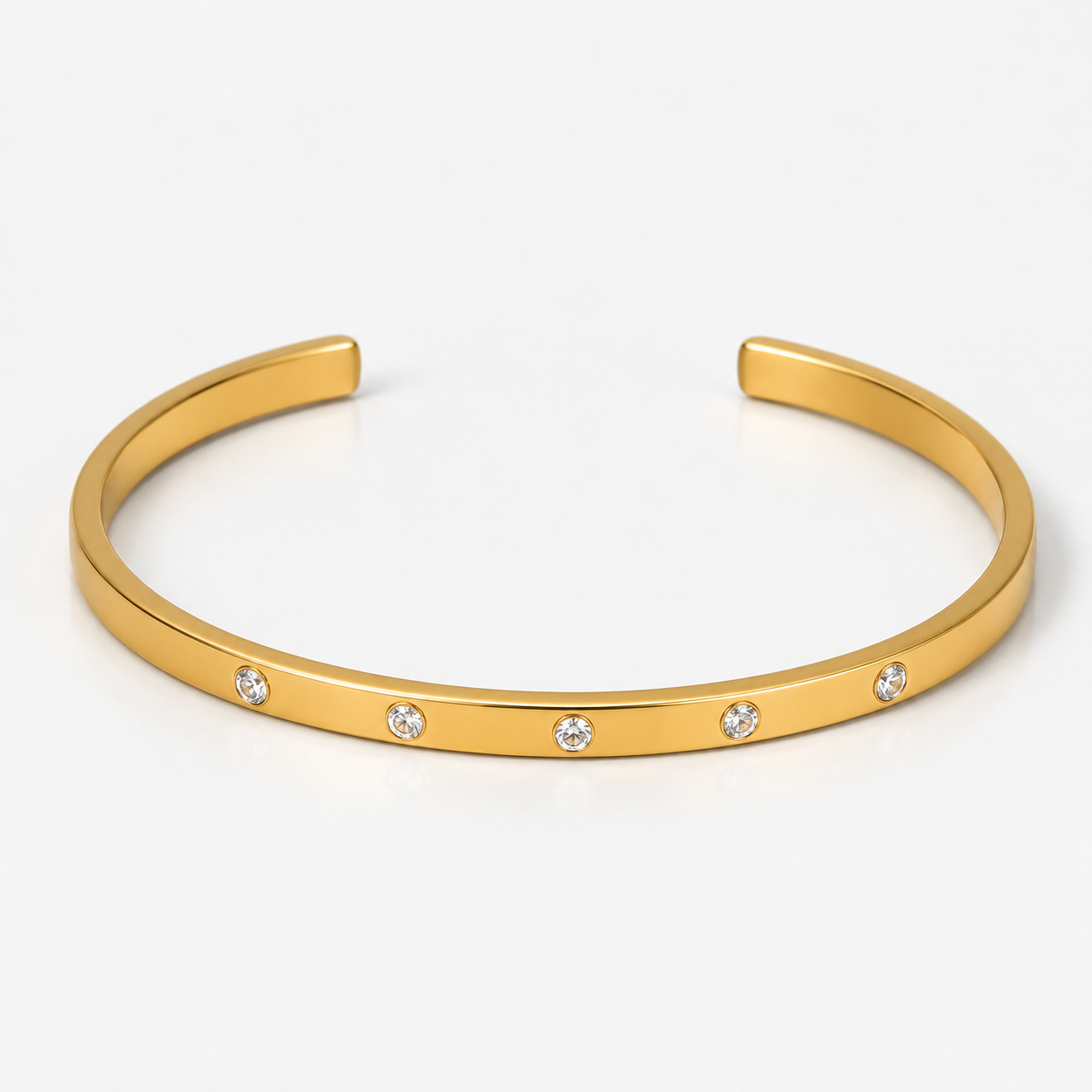 Italian Elastic Link Bracelet – Luxury Stainless Steel Bangle– Timeless Love Collection