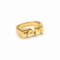 GoldAura™ Legacy Name Ring