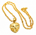 Lucky Clover Necklace – 18K Gold-Plated Four Leaf Pendant