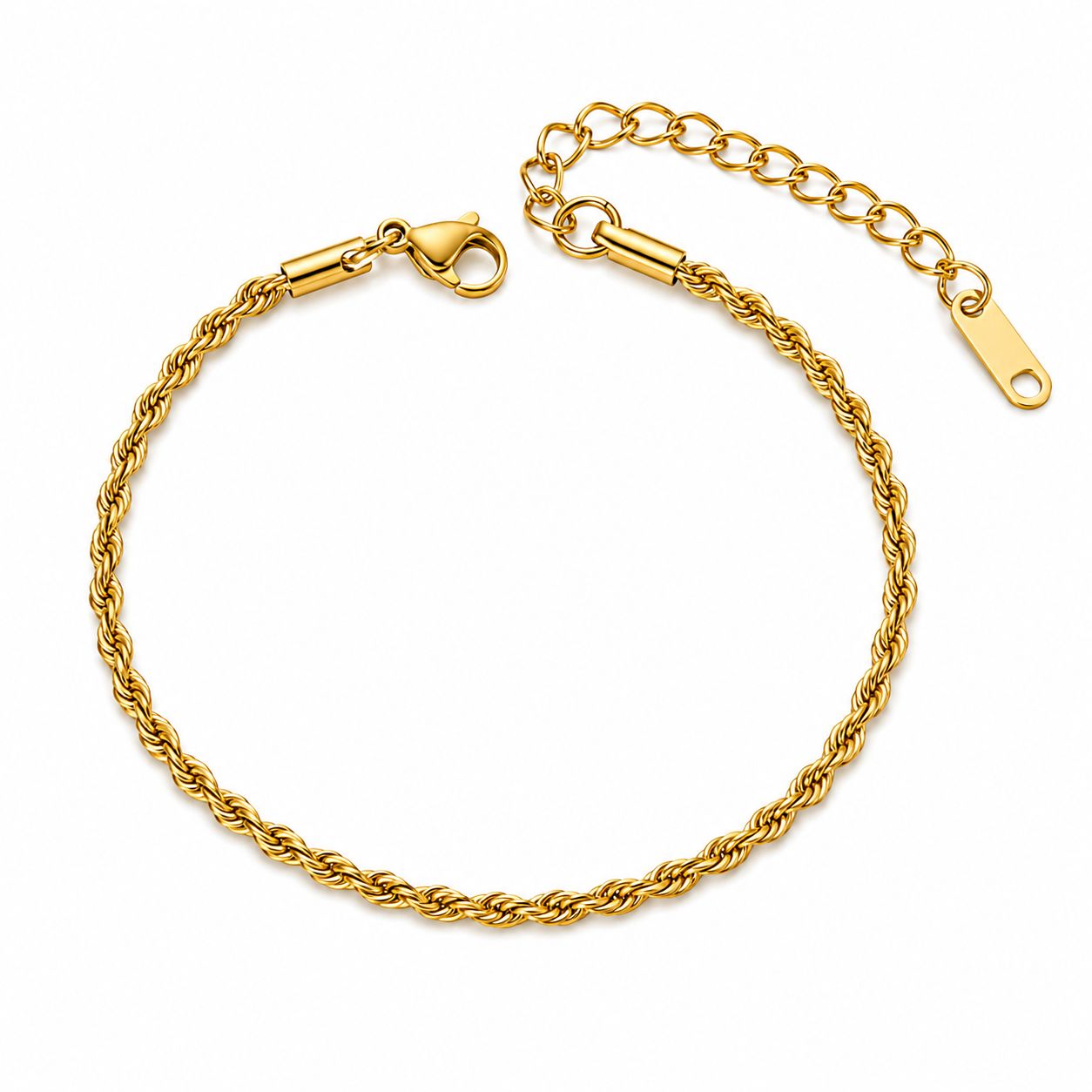 Luxury Gold Bracelet Set – Stainless Steel Layered Chain Bracelets