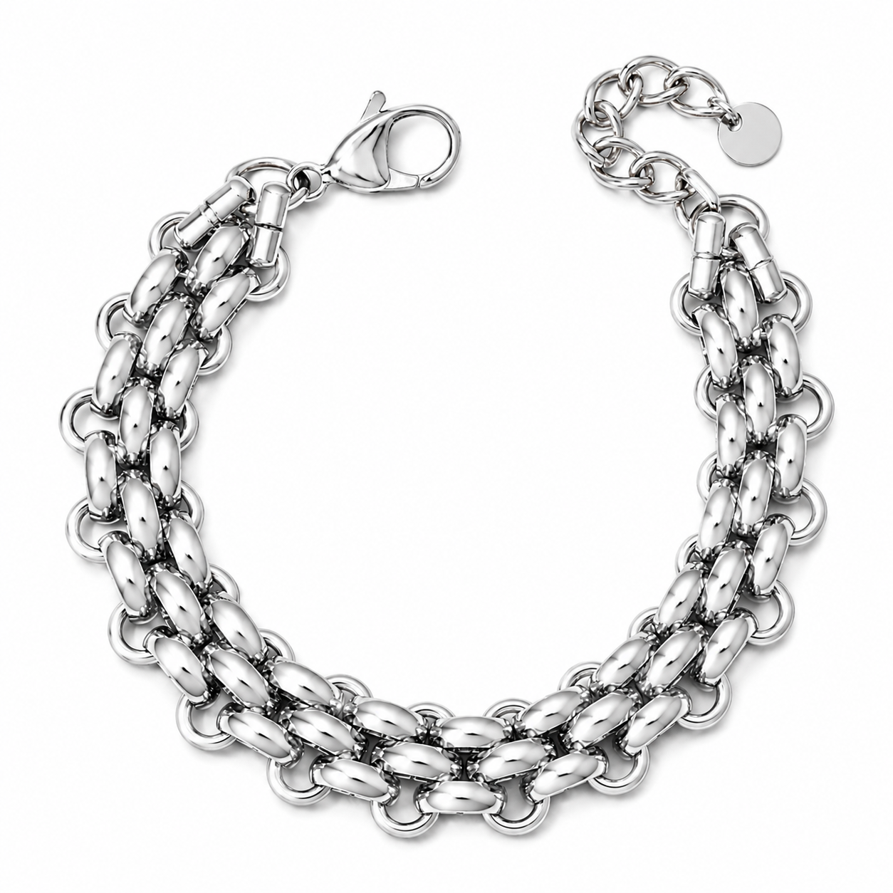 Luxe Gold Chain Bracelet Set – 18K Gold Plated Stainless Steel Stack Bracelets