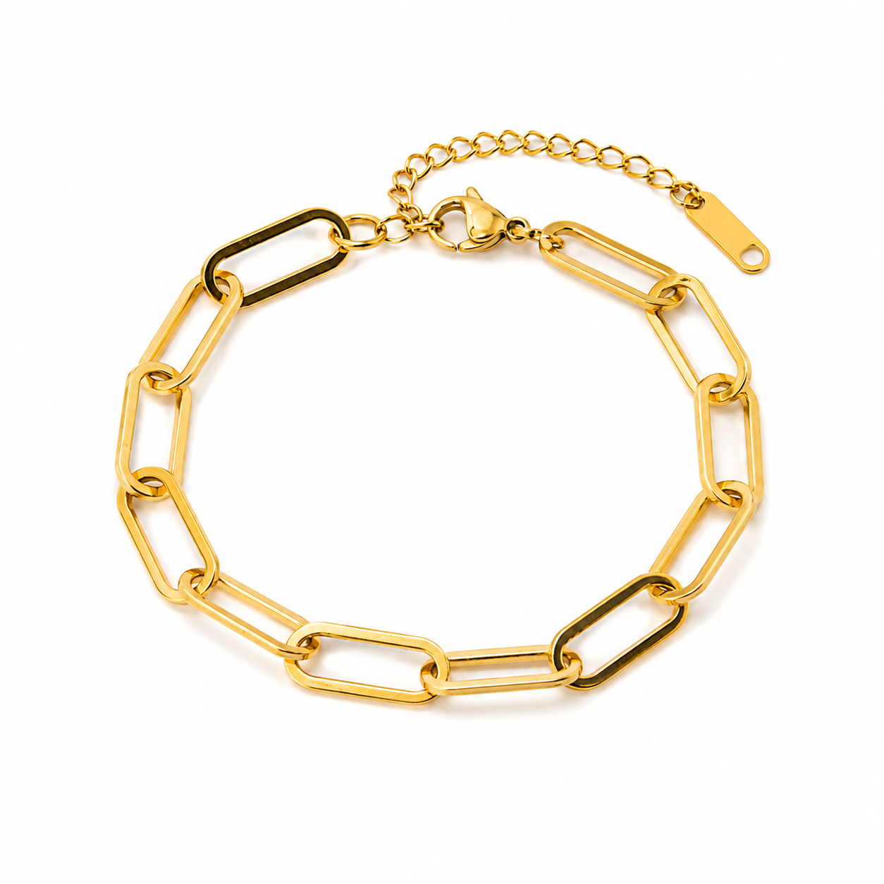 Luxury Gold Bracelet Set – Stainless Steel Layered Chain Bracelets