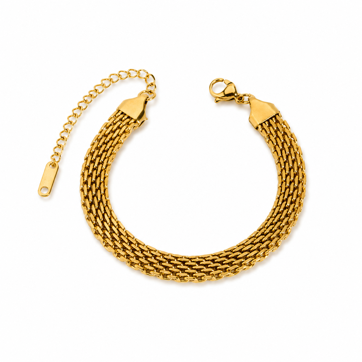 Luxury Gold Bracelet Set – Stainless Steel Layered Chain Bracelets