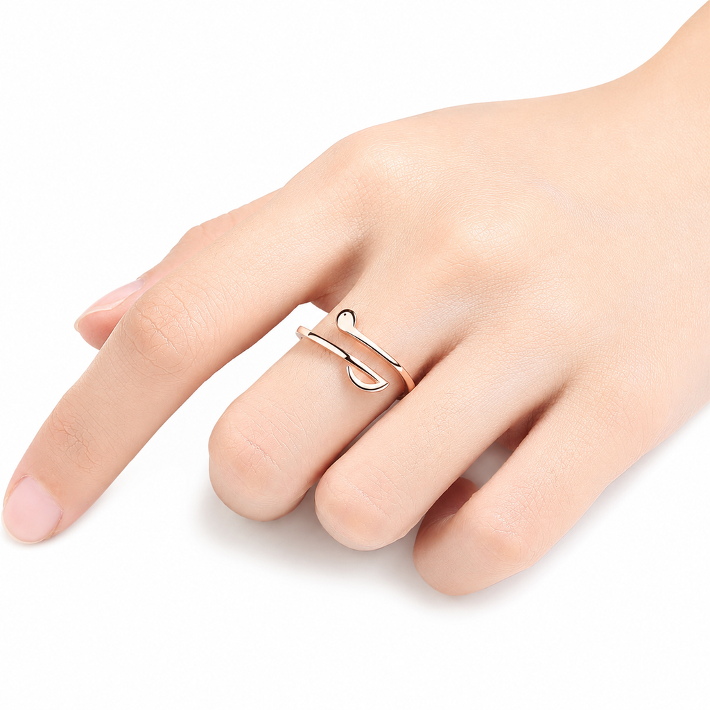 Melody Note Adjustable Ring