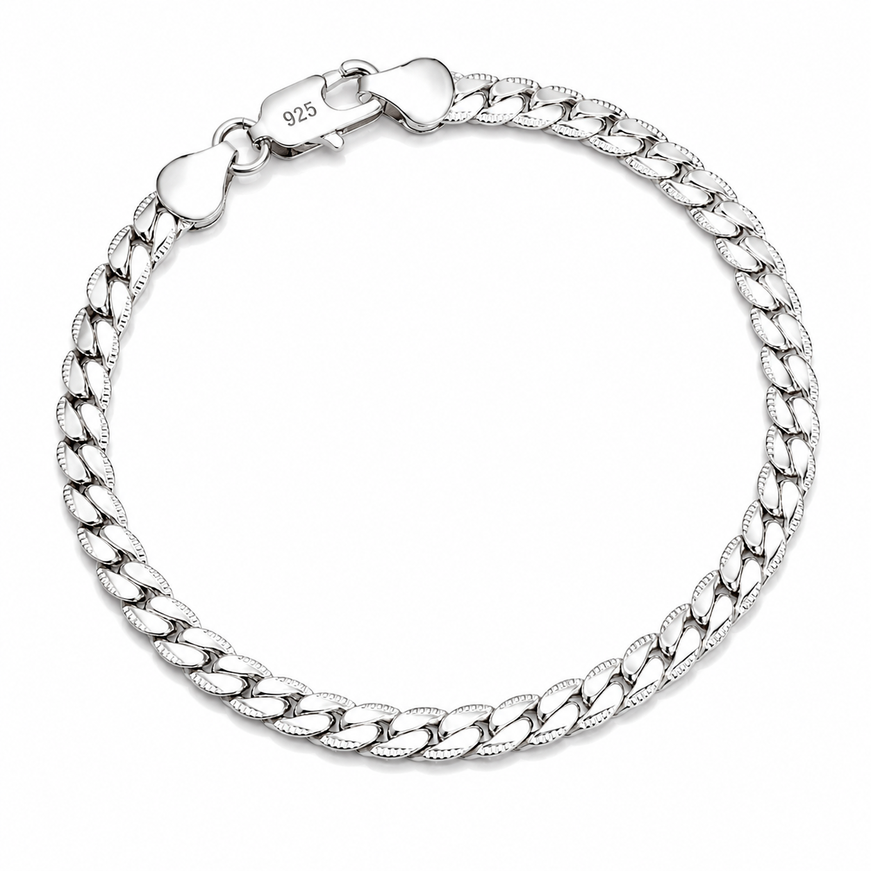 Classic Cuban Chain Bracelet – 18K Gold Plated
