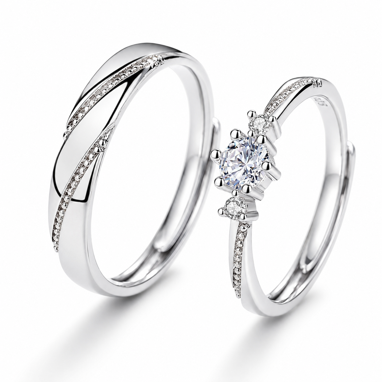 GoldAura™ Eternal Promise Couple Ring