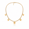 Butterfly Charm Necklace – Elegant Minimalist Gold Pendant